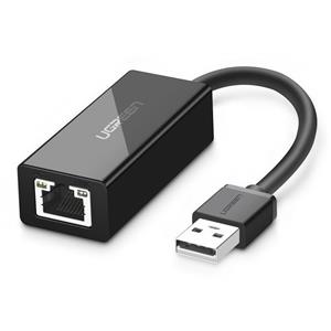 UGREEN Ethernet Adapter USB 2.0 to 10/100 Network RJ45 LAN Wired Adapter for Nintendo Switch, Wii, Wii U, MacBook, Chromebook, Windows 10, 8.1, Mac OS, Surface Pro, Linux ASIX AX88772 Chipset (Black)