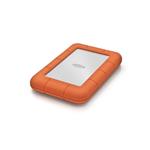 LaCie Rugged Mini 2TB External Hard Drive Portable HDD USB 3.0 2.0 compatible, Drop Shock Dust Rain Resistant Shuttle for Mac and PC Computer Desktop Workstation Laptop (LAC9000298) 