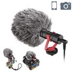 Universal Video Microphone with Shock Mount, Geekroom Cardioid Recording Video Microphone with Windscreen for iPhone/Android Smartphones, Canon EOS/Nikon DSLR Cameras and Camcorders