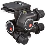 Manfrotto 410 Junior Geared Tripod Head with Quick Release and a ZAYKIR Quick Release Plate