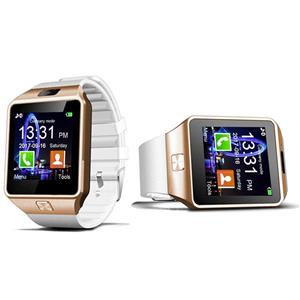 Padgene DZ09 Bluetooth Smart Watch with Camera for Samsung, Nexus, HTC, Sony, LG and Other Android Smartphones (Gold (White Band)) 