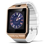 Padgene DZ09 Bluetooth Smart Watch with Camera for Samsung, Nexus, HTC, Sony, LG and Other Android Smartphones (Gold (White Band))
