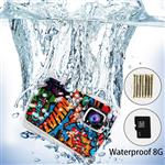 Kids Waterproof Camera,Waterproof Mini Kid Camera Digital Underwater Camera for Boys and Girls, 12MP HD Action Sport Camcorder with 2.0" LCD, 8X Digital Zoom, Flash, Mic and 8G SD Card.