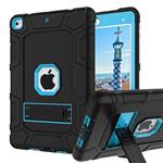 iPad Mini 5 Case, 5th Generation Hybrid Three Layer Armor Shockproof Rugged Drop Protection Cover Built with Kickstand for 7.9" 2019 (Sky Blue) 