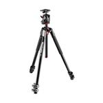 Manfrotto 190XPRO Aluminum 3-Section Tripod Kit with Ball Head (MK190XPRO3-BHQ2)