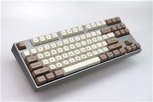 کیبورد ONECAP Retro Beige 134 Keys SA PBT Keycap Sublimation Keycap Cherry MX Switch keycaps for Wired USB Mechanical Gaming Keyboard (134 Keys, TOP-Print KEYCAP)