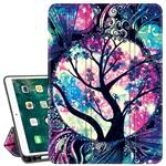 Lamcase iPad 9.7 2017/2018 Case iPad 6th/5th Generation Smart Case with Apple Pencil Holder Slim Folio Stand Auto Sleep/Wake Soft TPU Back Cover for iPad A1893/A1954/A1822/A1823, Life Tree