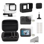 Kupton Accessories for GoPro Hero 7/6/ 5/ Hero (2018) Starter Kit Travel Case + Housing Case + Screen Protector + Lens Cover + Silicone Cover for Go Pro Hero7 Hero6 Hero5 Outdoor Sport Kit