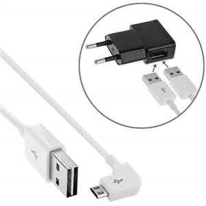 Micro USB Cable 3.3FT, 90 Degree Right Angle USB A 2.0 to Micro B Fast Charger Sync Data Cable for Android Phone & Tablet, Kindle, PS4, MP3 