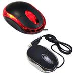Importer520 Black 3-Button 3D USB 800 Dpi Optical Scroll Mice Mouse Red LEDs For Notebook Laptop Desktop