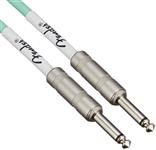 Fender Original Series Instrument Cable for Electric Guitar, Bass Guitar, Electric Mandolin, Pro Audio - Surf Green - 10'