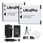 D-LI92 Battery 2-Pack Bundle with Rapid Travel Charger and UltraPro Accessory Kit for Select Pentax Cameras Including Optio I-10, WG-1, WG-2, WG-3, WG-10 and Others