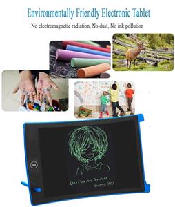 LCD Writing Tablet, 8.5-Inch Writing Board Doodle Board, Electronic Doodle Pads Drawing Board Gift for Kids and Adults at Home,School and Office (Blue) 