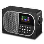 LEMEGA M2+ Smart Radio with Internet Radio, FM Radio, Bluetooth, Spotify, WiFi, Headphone-Out, USB MP3, AUX-in, Clock, Alarms, Sleep, Snooze, Colour Display & App Control (Black Oak)