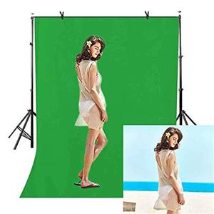 LYLYCTY 5x7ft Green Screen Key Backdrop Soft Pure Studio Background ID Photo Photography Backdrops Customized Props LY166 