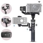 Feiyu G6 Plus Kit 3-Axis Splash-Proof Stabilizer Gimbal with Mini Tripod Phone Clip WiFi Connection for Sony Mirrorless Camera a6500 a6400 RX100, iPhone, Samsung, GoPro Hero 7 6, RX0 