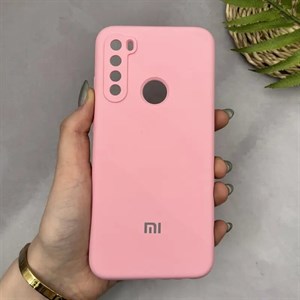 قاب گوشی Redmi Note 8 - Redmi Note 8 2021 شیائومی سیلیکونی اورجینال پاک کنی سورا SORA درجه یک زیربسته صورتی کد 165557
