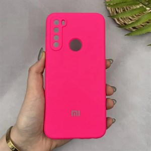 قاب گوشی Redmi Note 8 - Redmi Note 8 2021 شیائومی سیلیکونی اورجینال پاک کنی سورا SORA درجه یک زیربسته سرخابی کد 165553