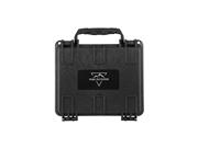 Monoprice Weatherproof / Shockproof Hard Case - Black IP67 Level Dust And Water Protection up to 1 Meter Depth With Customizable Foam, External 7.48 x 6.69 x 2.36