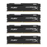 Kingston Technology HyperX FURY Black 16GB Kit (4x4GB) 2666MHz DDR4 Intel XMP Desktop Memory (HX426C15FBK4/16)