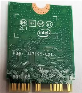 Intel Wireless-AC 9560, M.2 2230, 2X2 Ac+Bt, Gigabit, No Vpro 