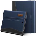 Infiland iPad Mini 5 Case, Multi-Angle Business Case Cover Pencil Holder with Built in Pocket for Apple iPad Mini 5 7.9-inch 2019 Release (Auto Wake/Sleep), Navy