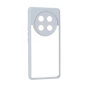 قاب گوشی Honor X9C آنر پشت طلقی شفاف دور سیلیکونی طوسی کد 180092