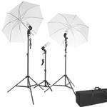 Photography Lighting, ESDDI Umbrella Continuous Lights Kit 600W 5500K Portable Day Light Photo Portrait Studio Video Equipment