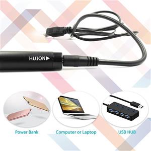 HUION Charging Cable Graphics Drawing Tablet Rechargeable Pen P80 3.28 Feet 1 Meter 