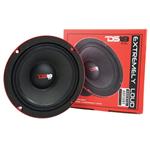 DS18 PRO-EXL64 Loudspeaker - 6.5", Midrange, Red Aluminum Bullet, 600W Max, 300W RMS, 4 Ohms, Ferrite Magnet - For the Peple Who Live and Breathe Car Audio (1 Speaker)