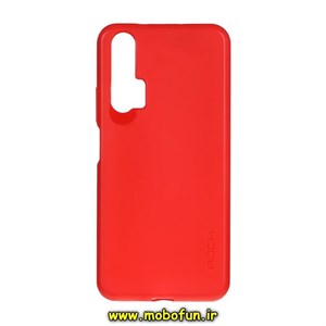 قاب گوشی Huawei Nova 5T هوآوی طرح ژله ای اورجینال راک ROCK قرمز کد 20505