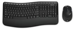 کیبورد و موس بیسیم MICROSOFT مدل COMFORT 5050 Microsoft Wireless Comfort Desktop 5050 with AES - Keyboard and Mouse