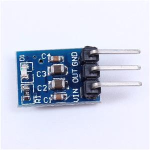 Icstation AMS1117-3.3 DC Voltage Regulator Step Down Power Supply Module 4.75V-12V to 3.3V 800mA (Pack of 5) 