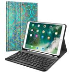 Fintie Keyboard Case with Built-in Apple Pencil Holder for iPad Air 2019 3rd Gen/iPad Pro 10.5" 2017- SlimShell Stand Cover w/Magnetically Detachable Wireless Bluetooth Shades of Blue 