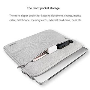 Lacdo 15.6 Inch Laptop Sleeve Bag Compatible Acer Aspire Predator Toshiba Inspiron ASUS P Series HP Pavilion Lenovo MSI GL62M Chromebook Notebook Carrying Case Water Resistant Gray 