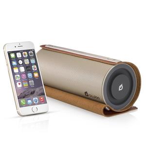 Owlee Scroll Premium Portable Bluetooth Wireless Speaker With Unique Vintage Leather Design 