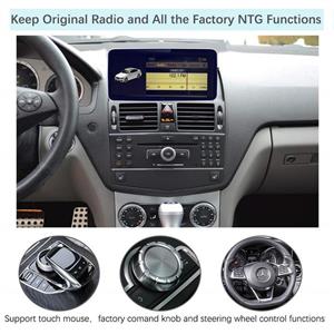 10.25 Car Navigation Touch Screen for Mercedes Benz CLK Class W204 S204 C207 A209 2008 to 2010 Blu ray GPS Stereo Radio Multimedia Play NTG4.0 4.5 4.7 64G 