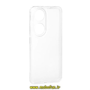 قاب گوشی Honor X7B آنر طرح ژله ای شفاف بی رنگ SPACE ایربگ دار محافظ لنز دار کد 21428