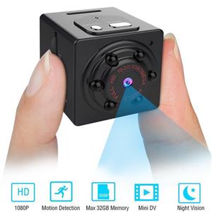 Mini Spy Camera, Hidden Security Camera, Full HD 1080P Portable Nanny Cam with Night Vision & Motion Detection, Perfect for Home Office and Car Surveillance 