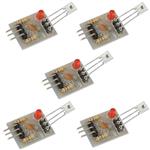 Icstation 5V Laser Recevier Sensor Module Relay Switch for Arduino (Pack of 5)