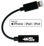 Mic-Lock with SOUNDPASS Lightning Microphone Blocker – Signal Blocking Device for iPhones and iPads Audio Security, Privacy, Counter-Surveillance - Hear Music No Eavesdropping