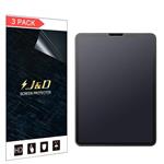 J&D Compatible for 3-Pack iPad Pro 11 2018 Screen Protector, [Anti-Glare] [Not Full Coverage] Matte Film Shield Screen Protector for Apple iPad Pro 11 inch (Release in 2018) Matte Screen Protector