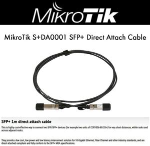 MikroTik S DA0001 SFP 1m direct attach cable 