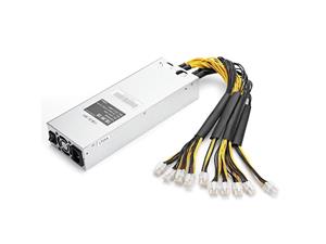 پاور دستگاه ماینر بیت مین Antminer APW3 1600W (نو) Tekit 92% Platinum 1600W Mining Power Supply for Antminer Miner S9 S7 APW3 L3+ D3 AC 200 240 V