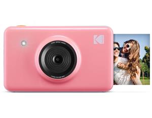 Kodak Mini Shot Wireless Instant Digital Camera Social Media Portable Photo Printer LCD Display Premium Quality Full Color Prints Compatible w iOS Android Pink 