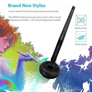 Huion KAMVAS Pro 22 2019 Graphic Drawing Monitor Pen Display Tilt Function Battery Free Stylus 8192 Pressure with Express Keys and Touch Bars 21.5 Inches 