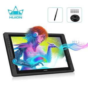 Huion KAMVAS Pro 22 (2019) Graphic Drawing Monitor Pen Display Tilt Function Battery-Free Stylus 8192 Pen Pressure with 20 Express Keys and 2 Touch Bars - 21.5 Inches 