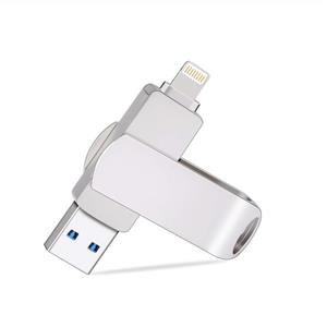 آیفون فلش درایو 32 گیگابایت ، TOPESEL 32 گیگابایت دوگانه 2 در یک در iOS USB 3.0 رعد و برق حافظه خارجی ذخیره سازی استیک Thumb Drive iSO فلش درایو برای آی فون ، آی پد ، آی پاد ، مک و کامپیوتر ، نقره ای iPhone Flash Drive 32GB, TOPESEL 32GB Dual 2-in-1 iOS USB 3.0 Lightning External Storage Memory Stick Thumb Drive iSO Flash Drive for iPhone, iPad, iPod, Mac and PC, Silver