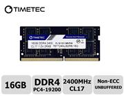 Timetec Hynix IC 16GB DDR4 2400MHz PC4-19200 Non ECC Unbuffered 1.2V CL17 2Rx8 Dual Rank 260 Pin SODIMM Laptop Notebook Computer Memory Ram Module Upgrade(16GB)