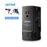 DOACE 1875W Travel Power Converter and Adapter Combo, Step Down Voltage Transformer 220V to 110V for Hair Dryers, International EU/UK/AU/US Wall Charger Plugs for 150 Countries (1875W) (1875W)